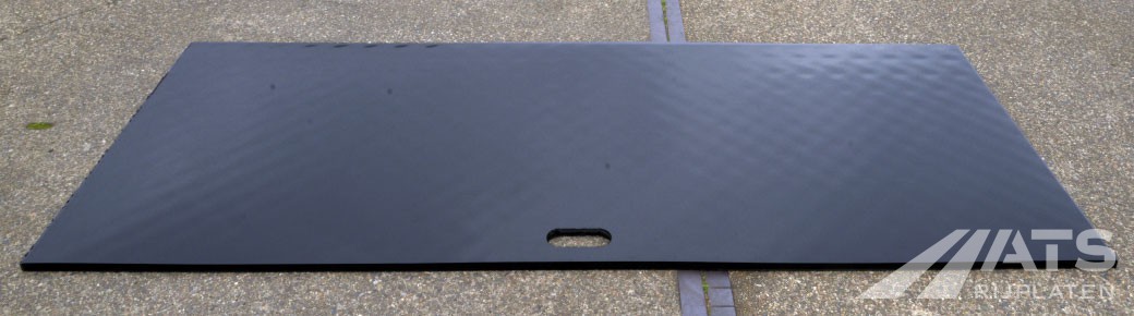 The entire bottom of the Plastic ARBO road plate